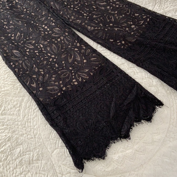 Lulu’s Sexy Black Lace Jumpsuit - Picture 3 of 5